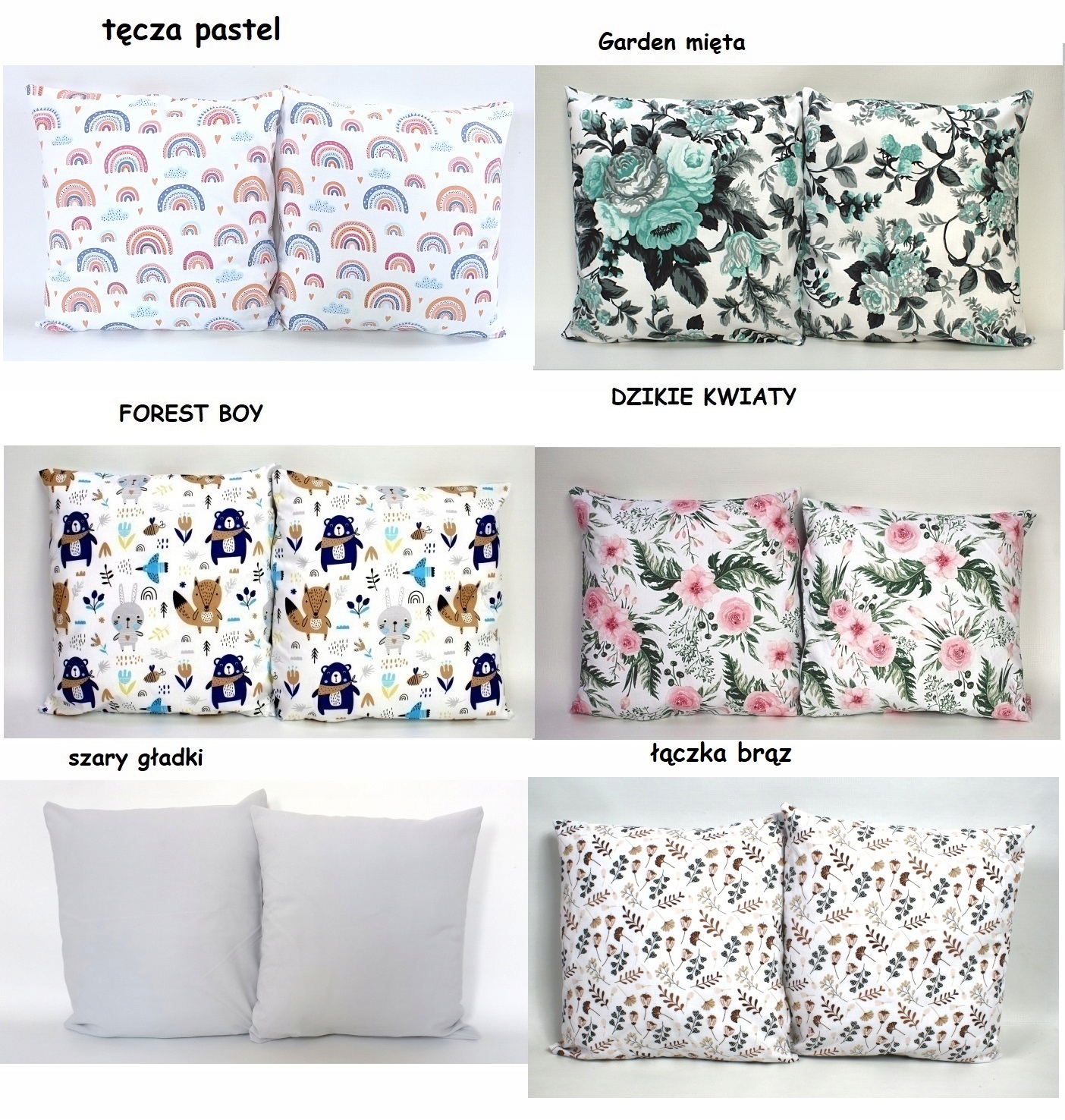 POSZEWKA BAWEŁNIANA NA PODUSZKE 70x80 cm - BAWEŁNA Szerokość produktu 80 cm