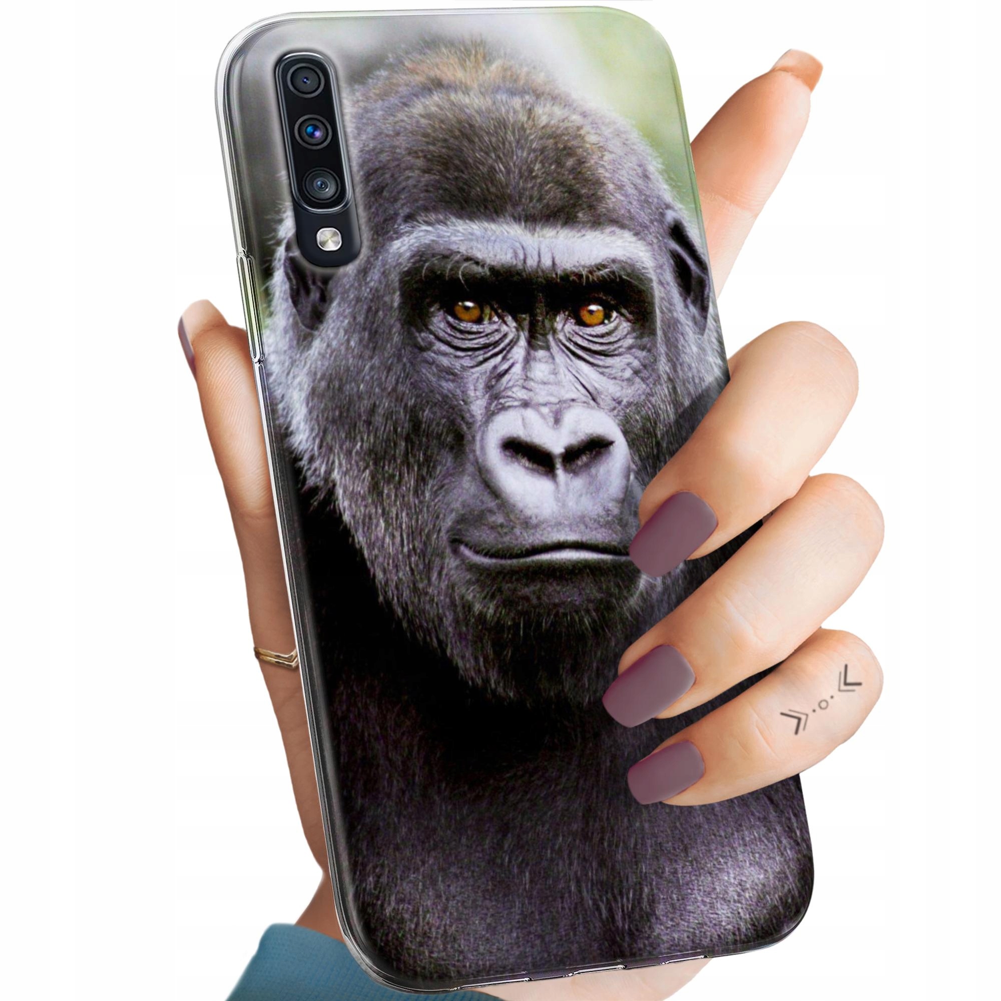 Etui Do Samsung Galaxy A70 A70S Małpki Małpa Nosacz Obudowa Case