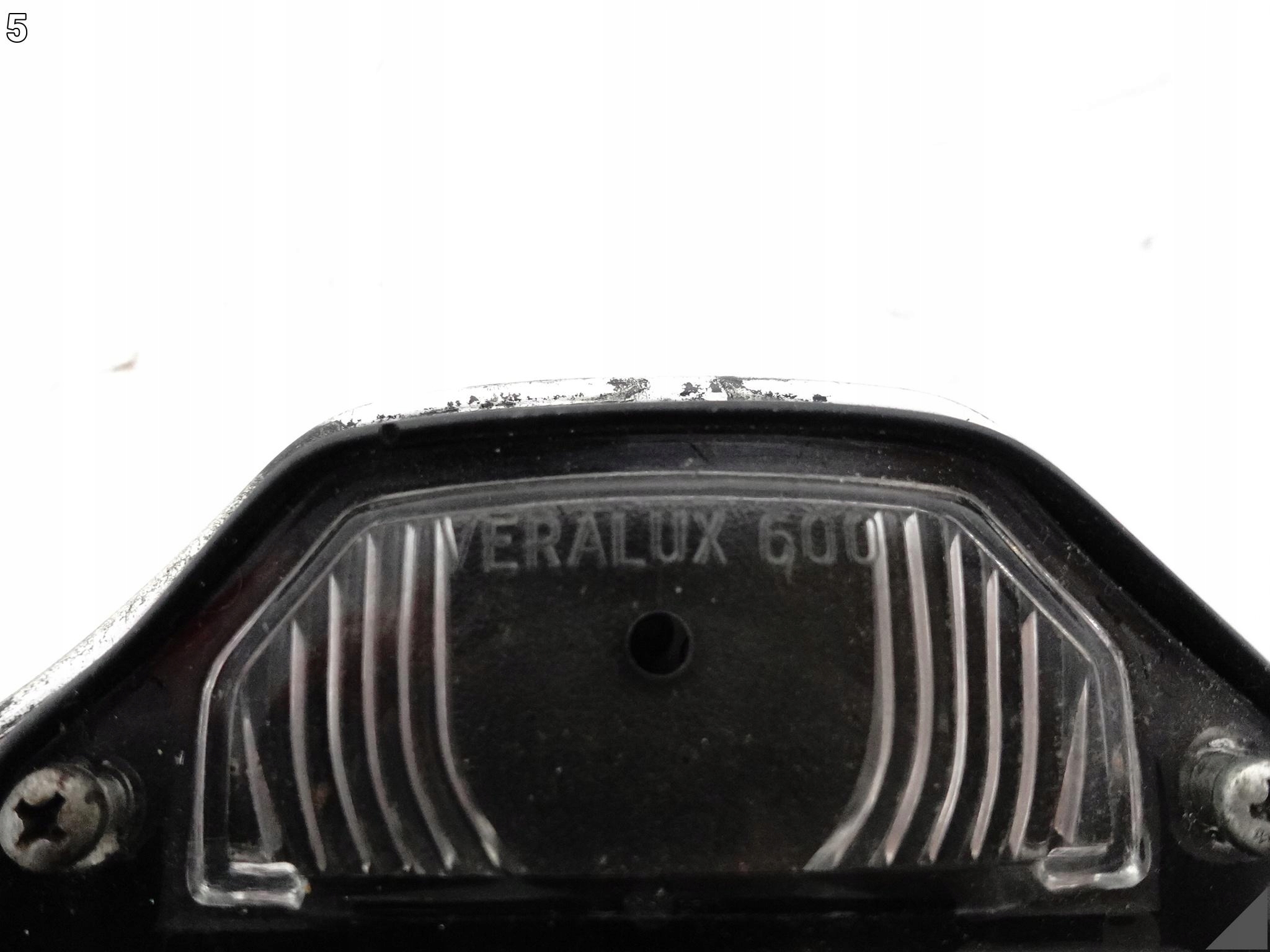FIAT 500 57-75 light number plate light rear part