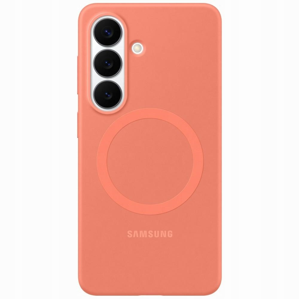 Pouzdro Samsung Galaxy S26 MagSafe silikonové oranžové zadní kryt kryt