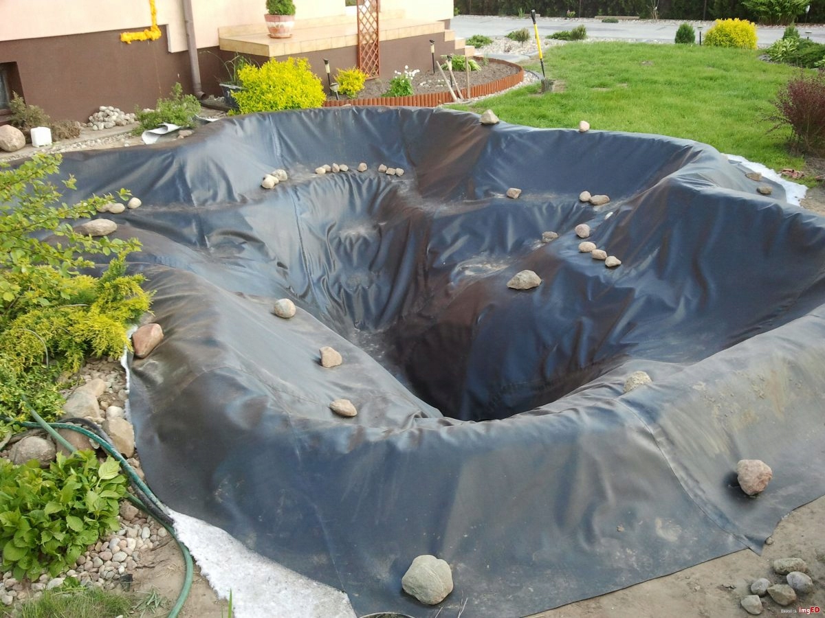 FOLIA DO OCZEK WODNYCH OCZKA WODNEGO STAWÓW IZOLACYJNA 4x4 m PE MOCNA Kod producenta DL4/R1/P1/6773