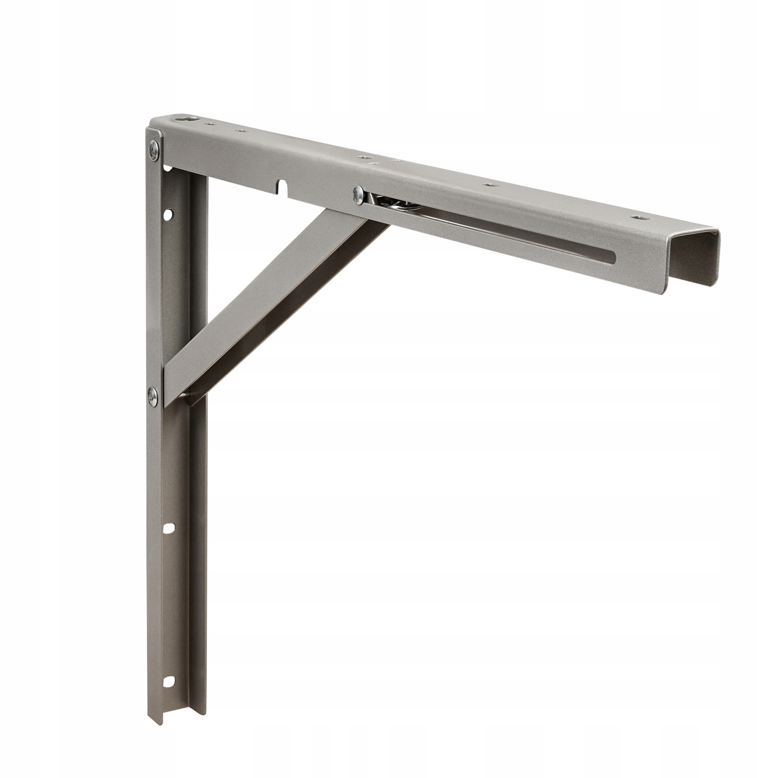 SKŁADANY WSPORNIK KĄTOWNIK POD PÓŁKĘ L 400 SATYNA