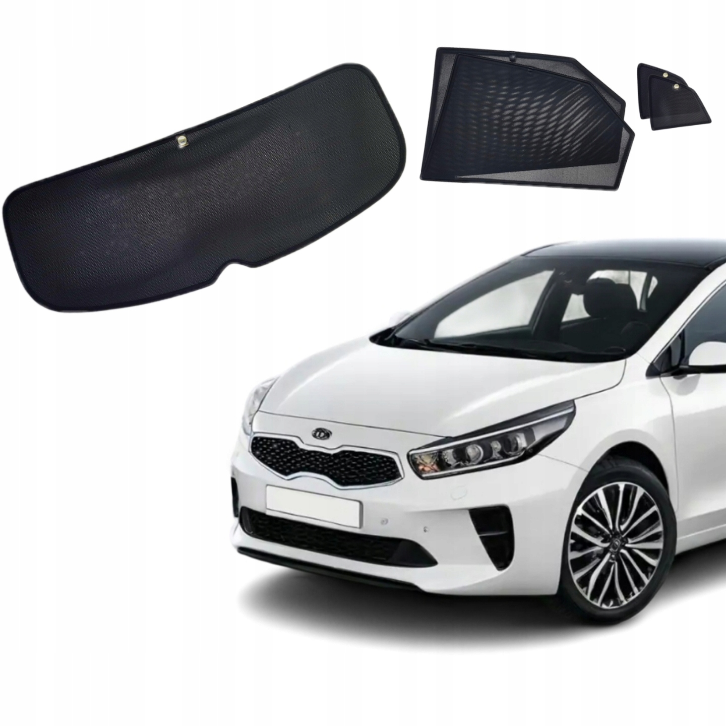 Kryty slunečních rolet určené pro Kia Ceed II hatchback