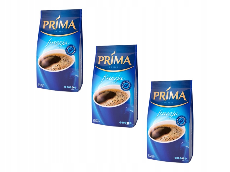 Kawa mielona Prima Finezja 3 x 0.5 kg