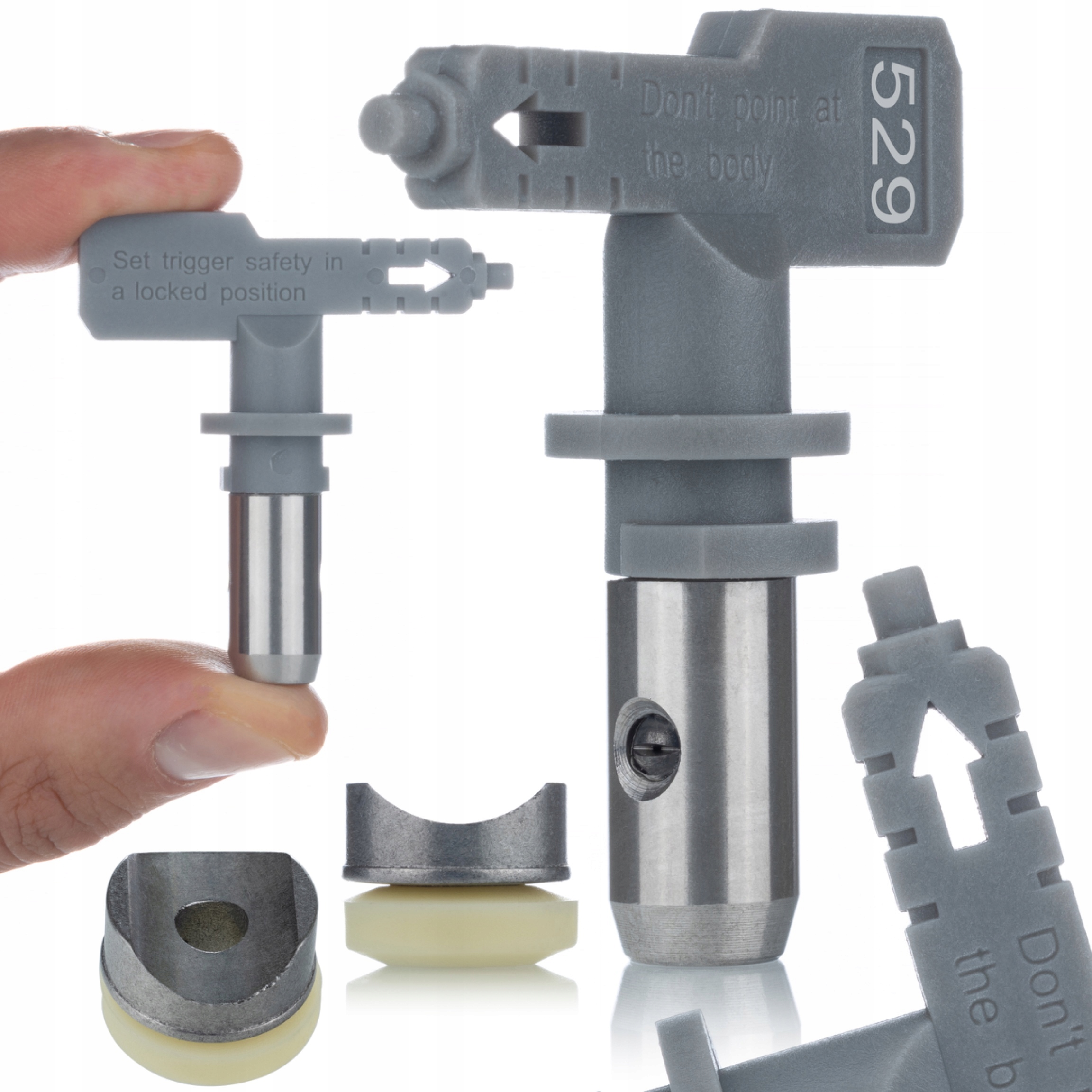 DYSZA MALARSKA WYSOKOCIŚNIENIOWA 529 DO NAKŁADANIA SZPACHLI GŁADZI ROSFIX