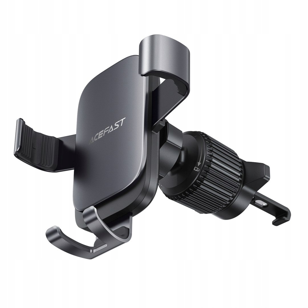 Gravitační držák telefonu do auta na mřížku ventilace šedý Acefas