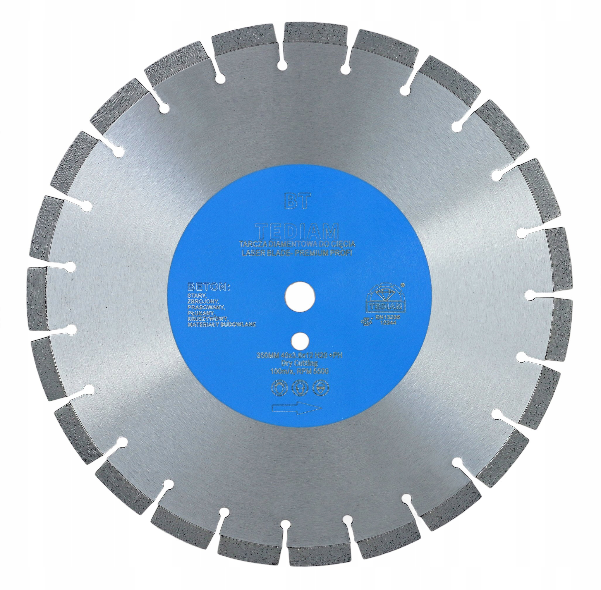 Diamantový Kotouč 350 x 20 mm Bt Beton Granit Bruk