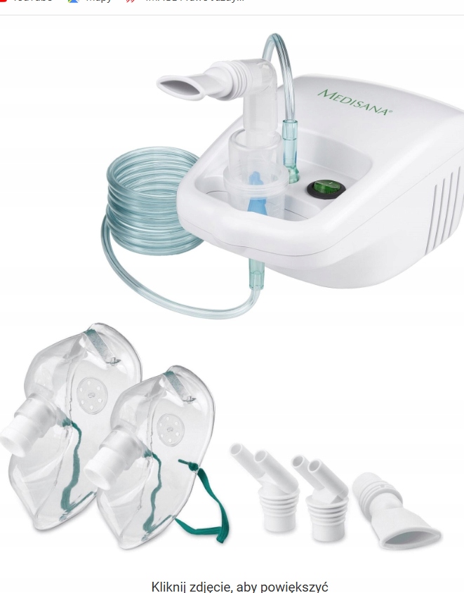 Inhalator nebulizator Medisana In 500 Compact 0.2 ml/min
