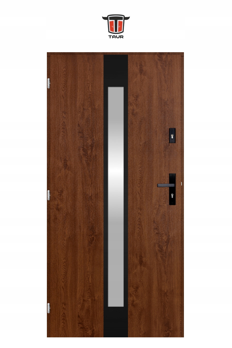 POLSKIE DRZWI ZEWNĘTRZNE INOX SDEL BLACK 55MM 100 Kod producenta INOX SDEL BLACK 55MM 100