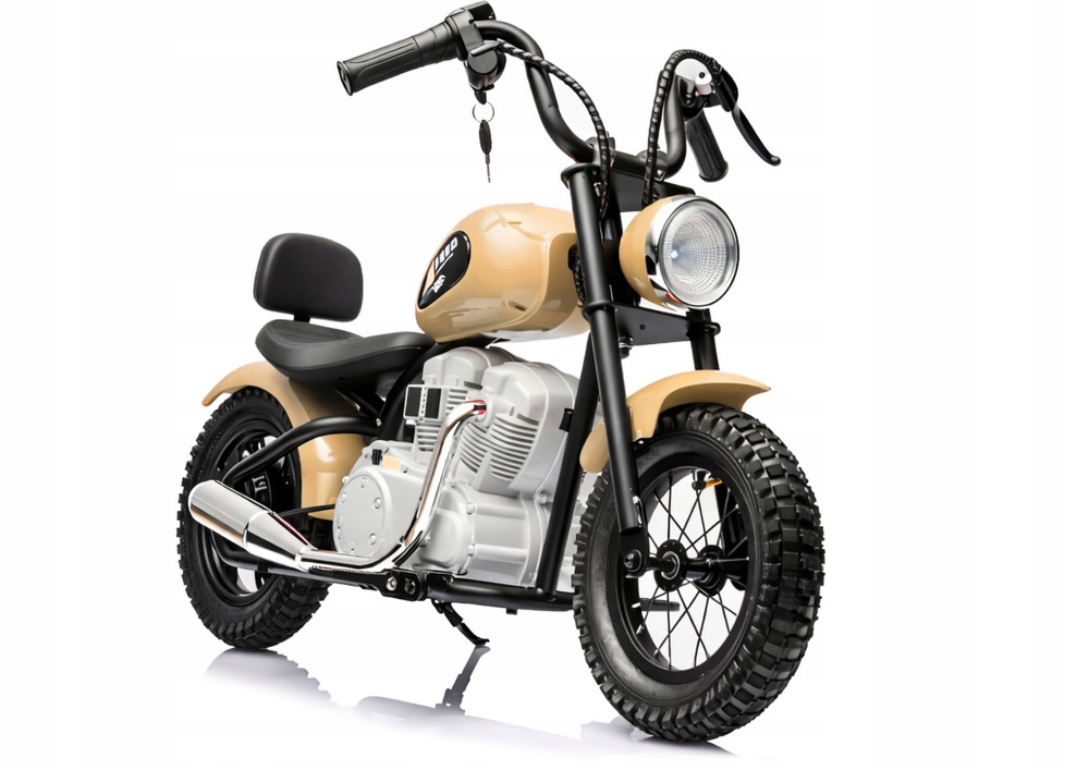 Motorek na akumulator 36 V terenowy khaki dla dzieci