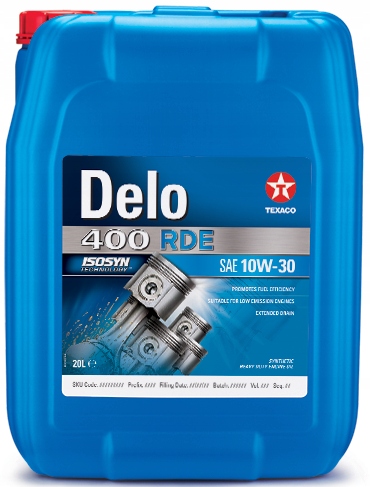 Texaco Delo 400 RDE 10W30 op.20l