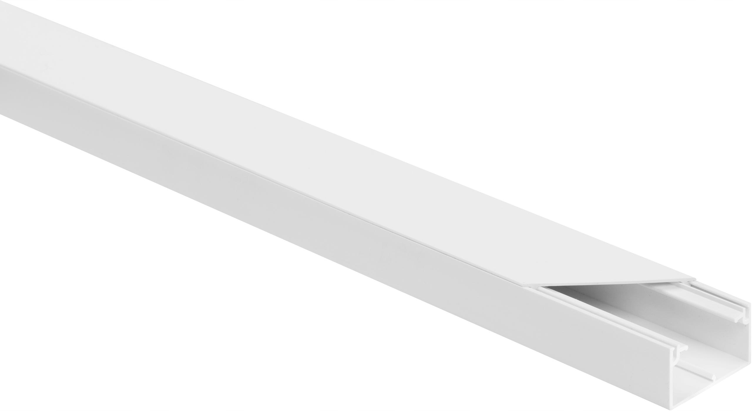 Elektroinštalačná lišta komplet Biela Ls 40x25 2 m (balík 10ks)