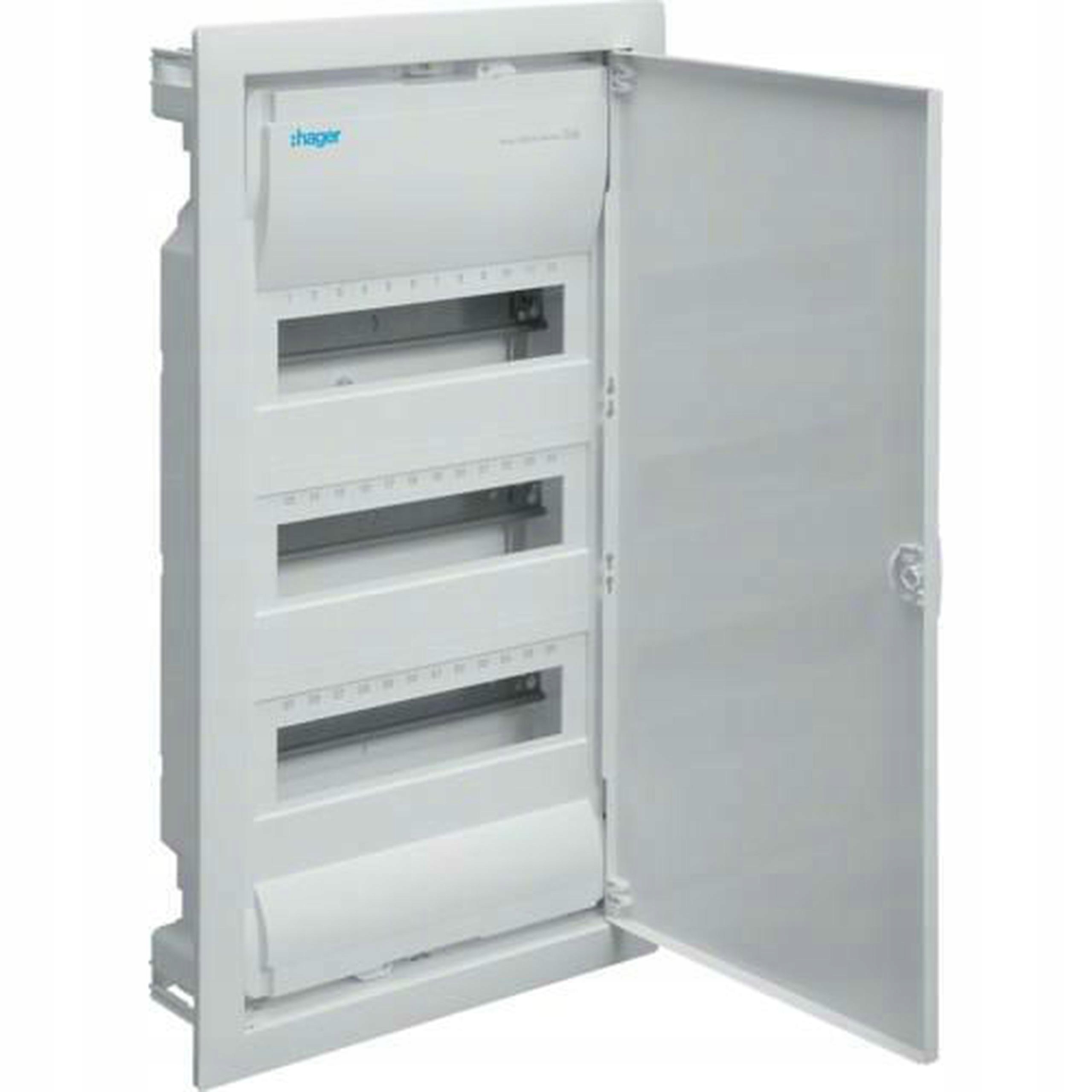 Podomítkový modulární rozvaděč 3 x 12-mod bílý IP30 Volta VU36AT