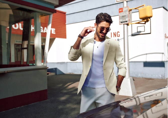 Pj Paul Jones Pánské obleky a bundy Sportovní moderní bunda S