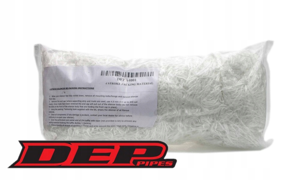 DEPA4001 - DEP PIPES ВАТА ДЛЯ ВЫХЛОПА 4T 500G PREMIUM