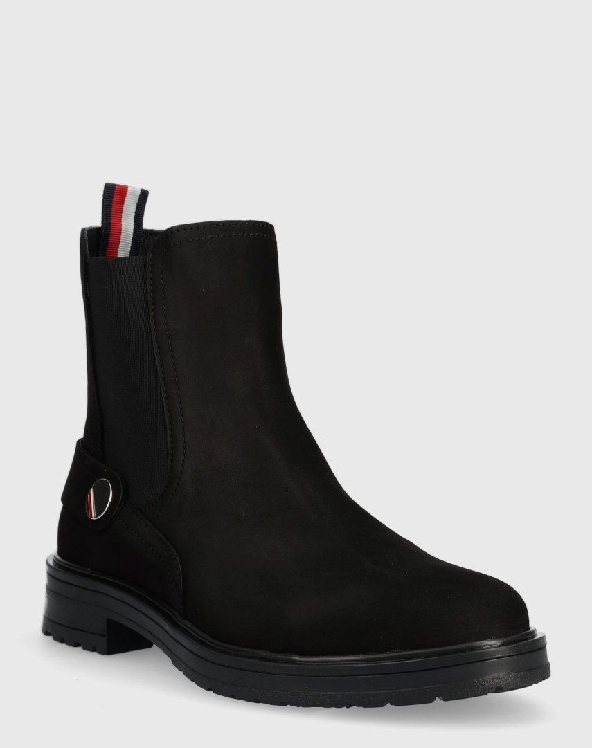 TOMMY HILFIGER BOTKI SZTYBLETY TH COIN FLAT BOOT FW0FW06742 R 38 bp Rozmiar 38