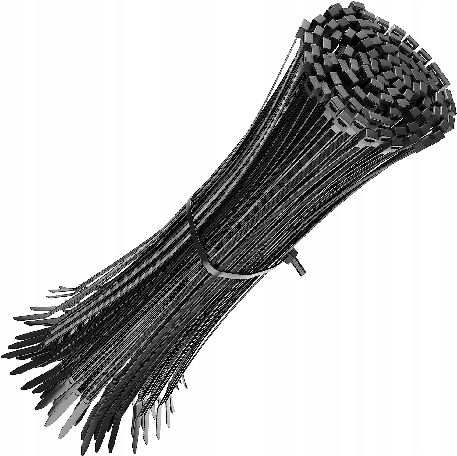 BARDZO MOCNE OPASKI ZACISKOWE 2,5x100mm 100 SZT CZARNE TRYTYTKI KABLOWE Średnica 3 mm