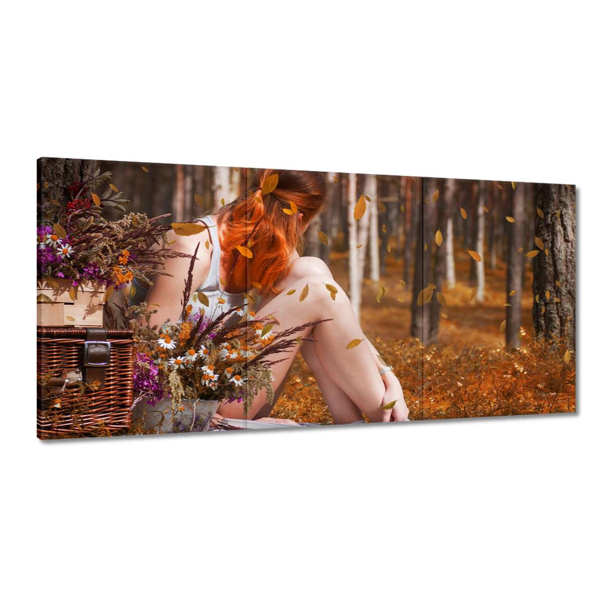 Obrazy 180x90 Jeseniara Červená Laska