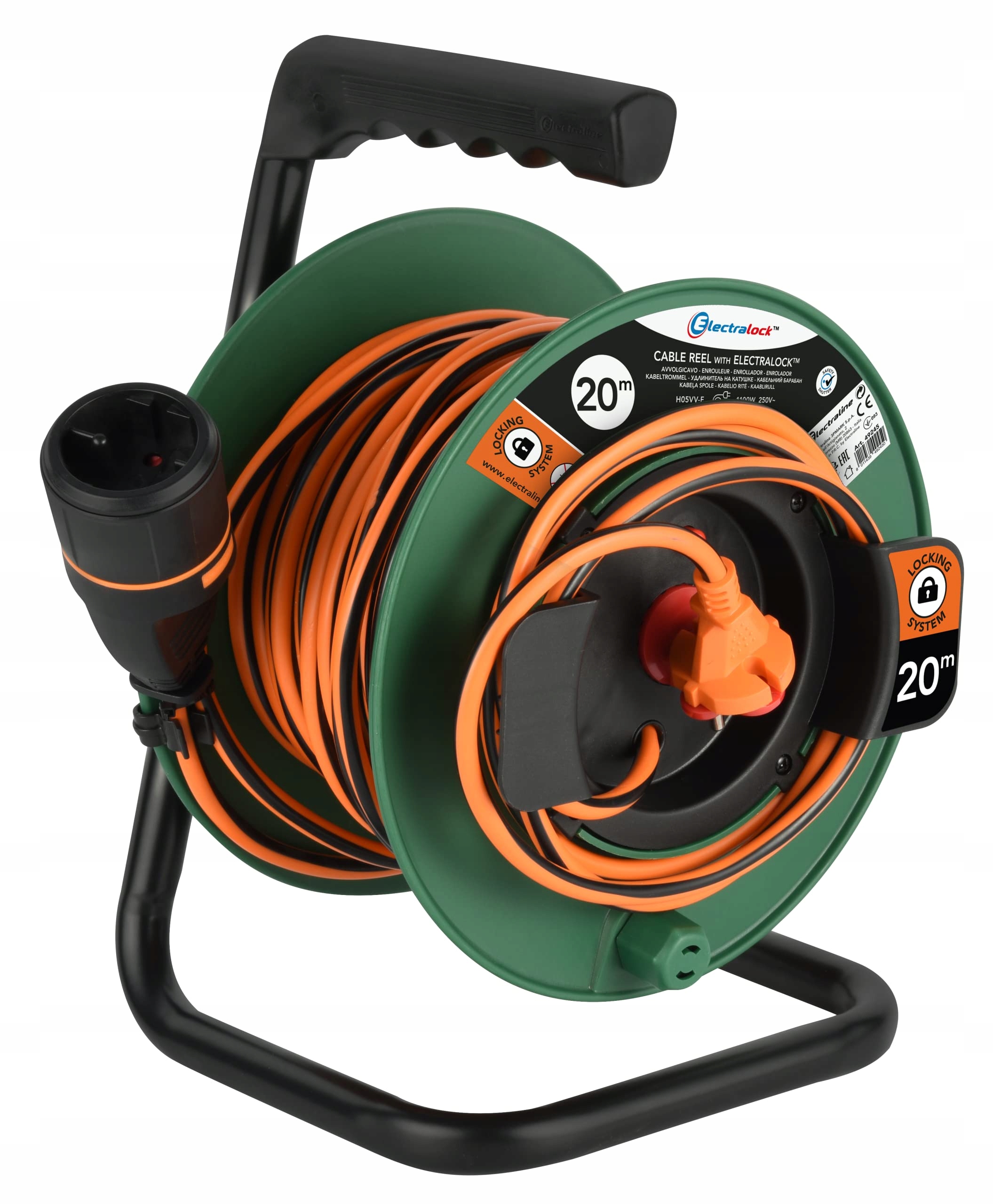 ELECTRALINE Kabel Bębnowy 20M z Systemem Electralock — miniatura 2
