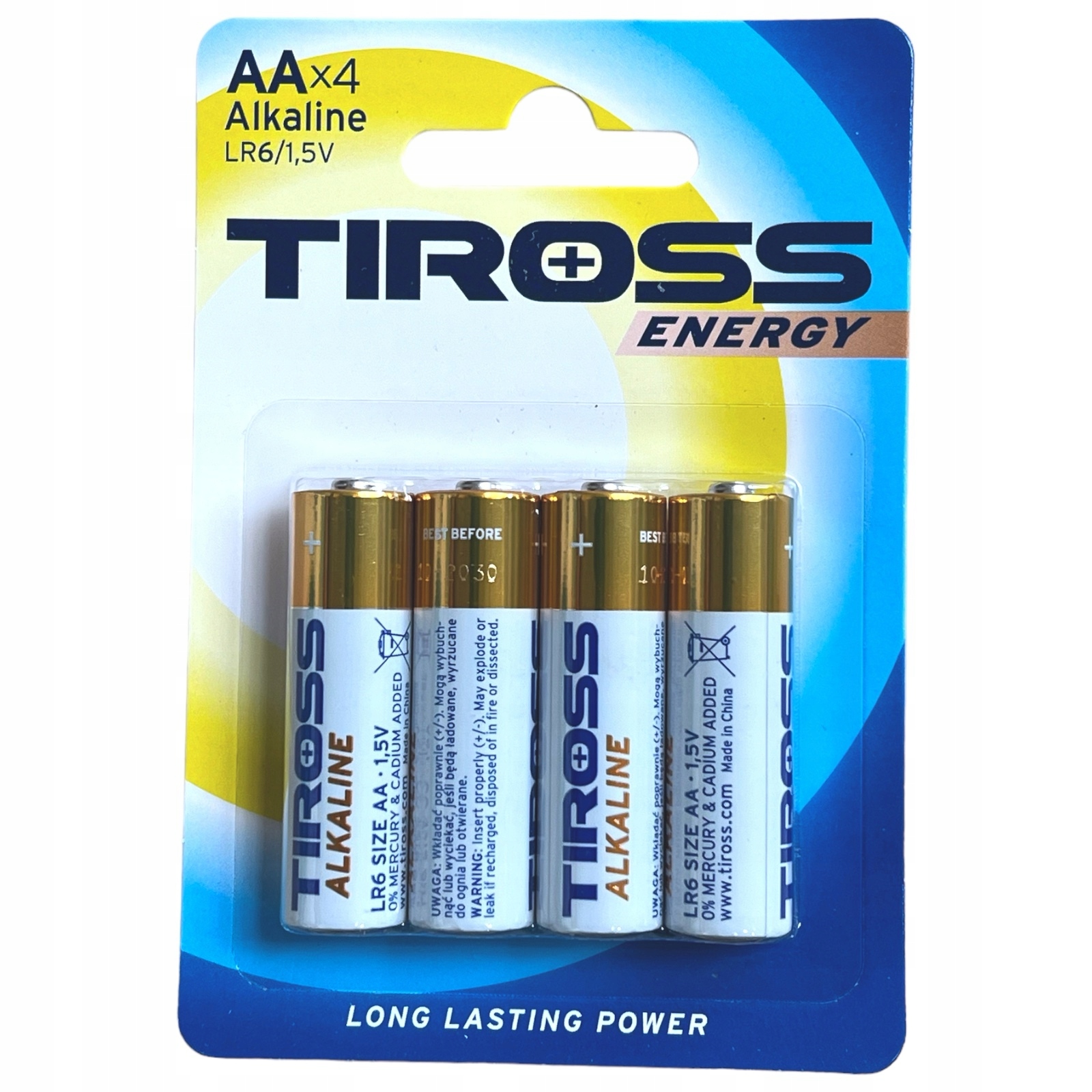 Bateria alkaliczna Tiross AA (R6) 4 szt.