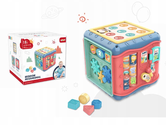 KOSTKA WIELOFUNKCYJNA DLA MALUCHA 17 CM