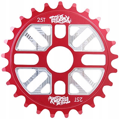 Zębatka Bmx Total Bmx Rock'n'Roll czerwony 23T