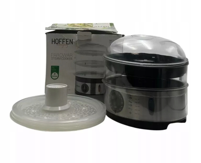 ПАРОВАРКА HOFFEN TS-9688-2 8,5 L ЧЕРНЫЙ 900W 6 РЕЖИМОВ