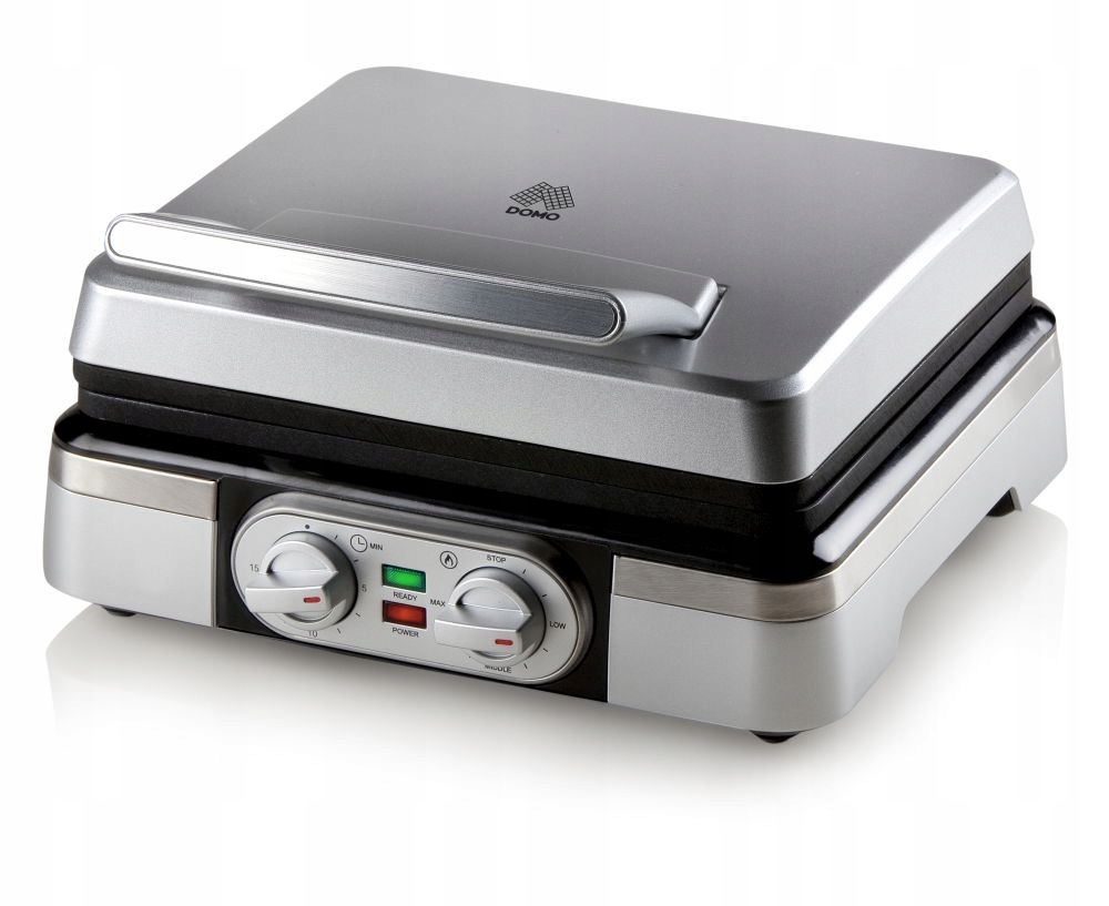 Domo DO9149W gofrownica, 2 gofry belgijskie duże regulacja temperatury