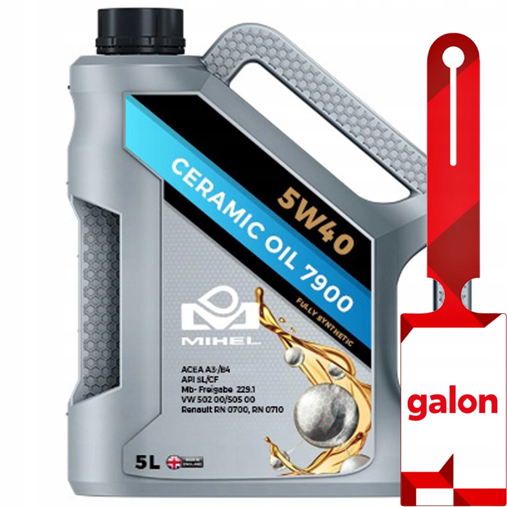 Mihel Ceramic Oil 7900 5w40 5L ceramiczny olej silnikowy