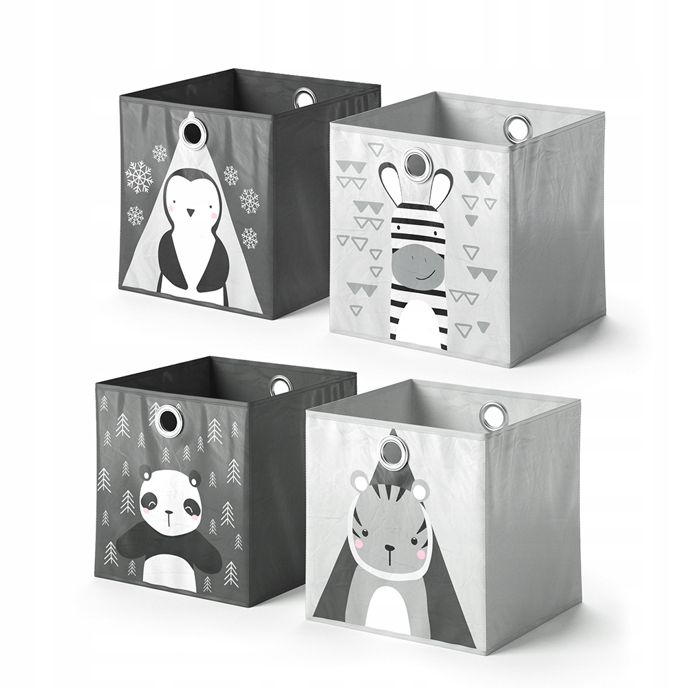 

Pojemnik Kosz Na Zabawki 2 Szt Vicco Szary