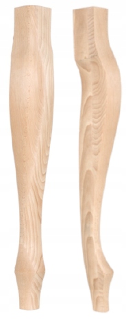 Drevená noha Ludwik k stolovému nábytku, V 73 CM Maximálna šírka 6 cm