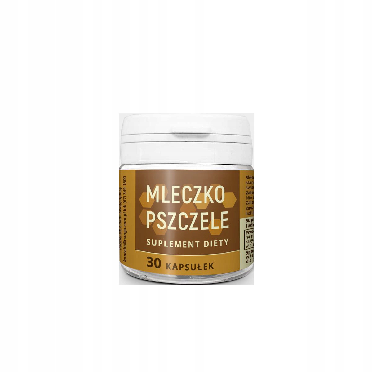 

Mleczko pszczele liofilizowane 30 kapsułek 200 mg