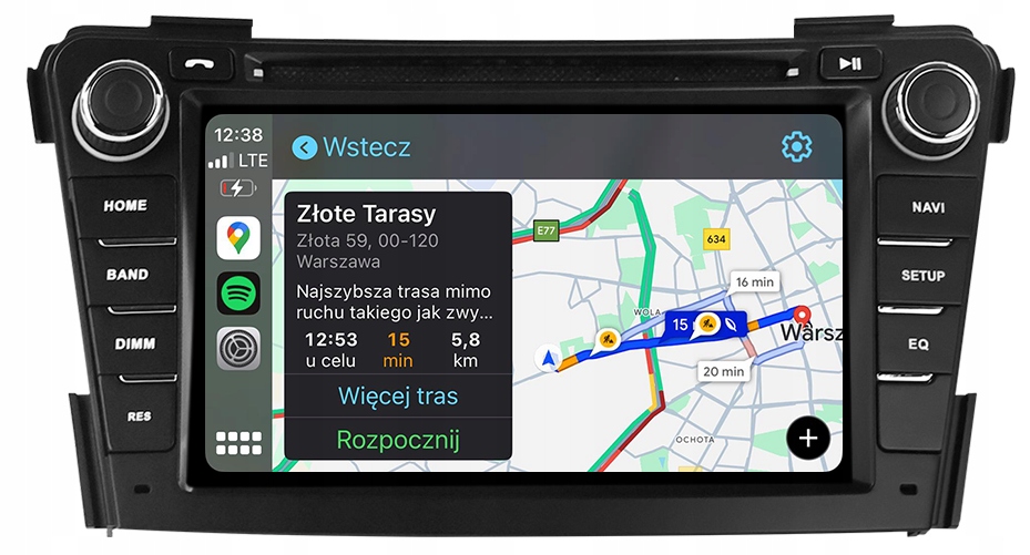 Hyundai I40 Rádio Navigace Android Auto Apple Carplay
