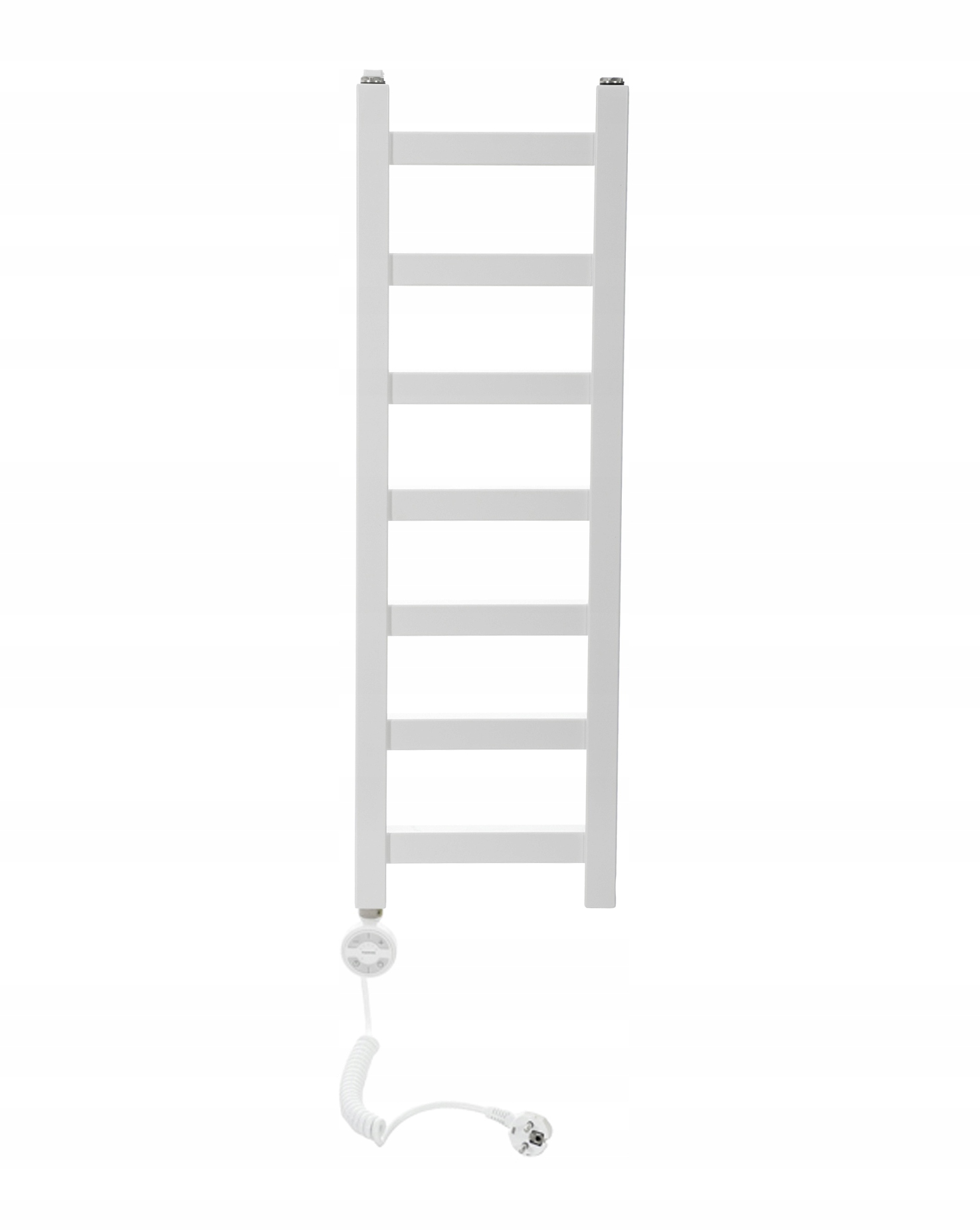 Elektrický kúpeľňový radiátor Dekoratívny 300 W Časovač Orchid úzky Biely