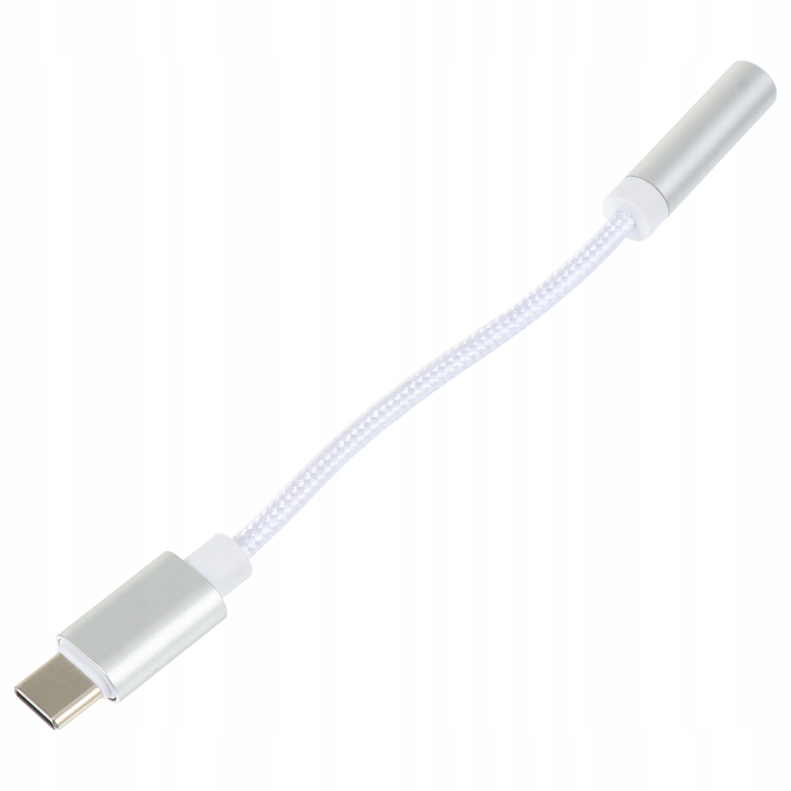 ADAPTER DO SŁUCHAWEK USB TYPE-C NA 3,5 MM Z WYTRZYMAŁYM OPLOCIE NYLONOWYM