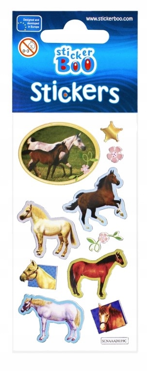 

Naklejki nalepki Sticker Boo Konie Koniki 7391