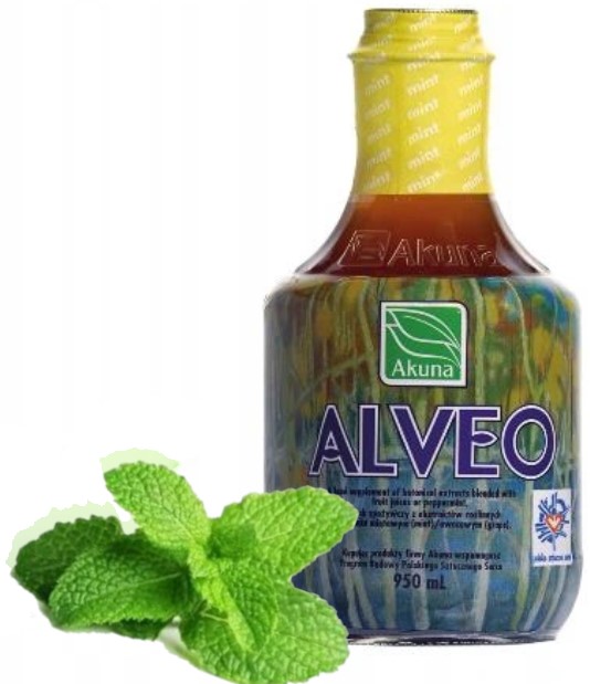 

Alveo Mint miętowe Akuna suplement ziołowy.