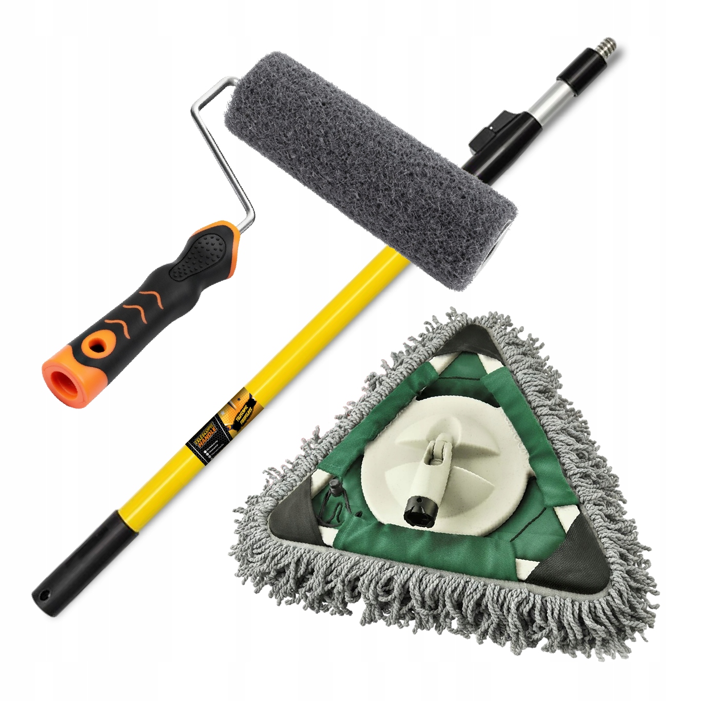 Mop Wooster Do Czyszczenia Ścian Gładzi Z Pyłu Kurzu Kij Wałek Do Gładzi