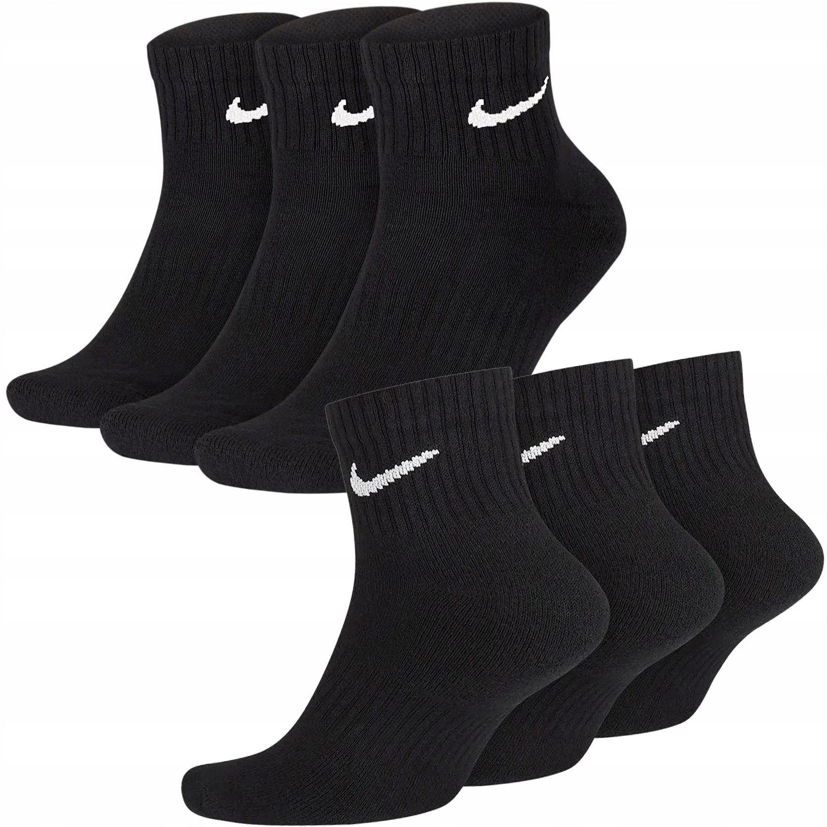 

Nike skarpety skarpetki czarne wysokie SX7667-010L