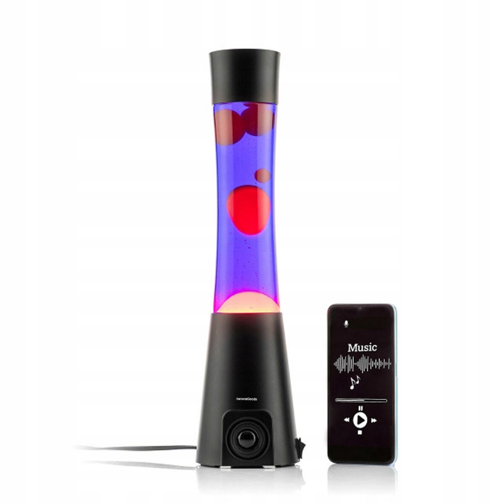 Nočná lampa Lava s reproduktorom InnovaGoods Bluetooth Maglamp láva Darček
