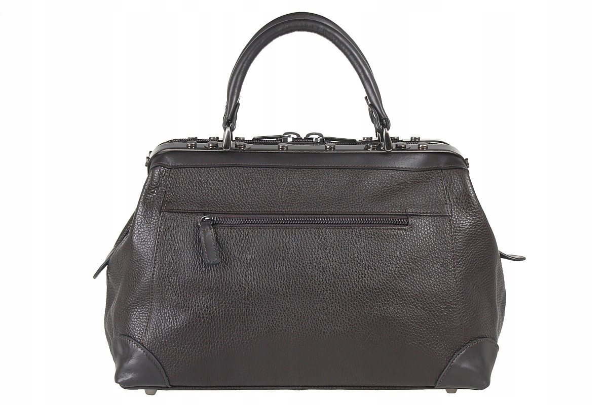 KUFER SKÓRZANY PODRÓŻNY KUFEREK LEKARSKI TORBA Marka inna