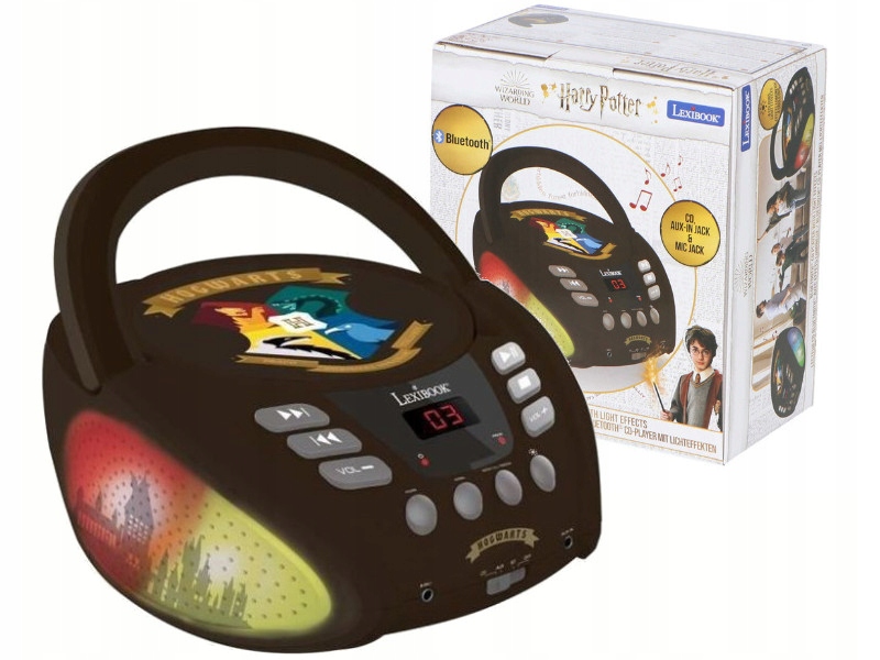 Lexibook Harry Potter Przenośny odtwarzacz CD Boombox dla dzieci RCD109HP