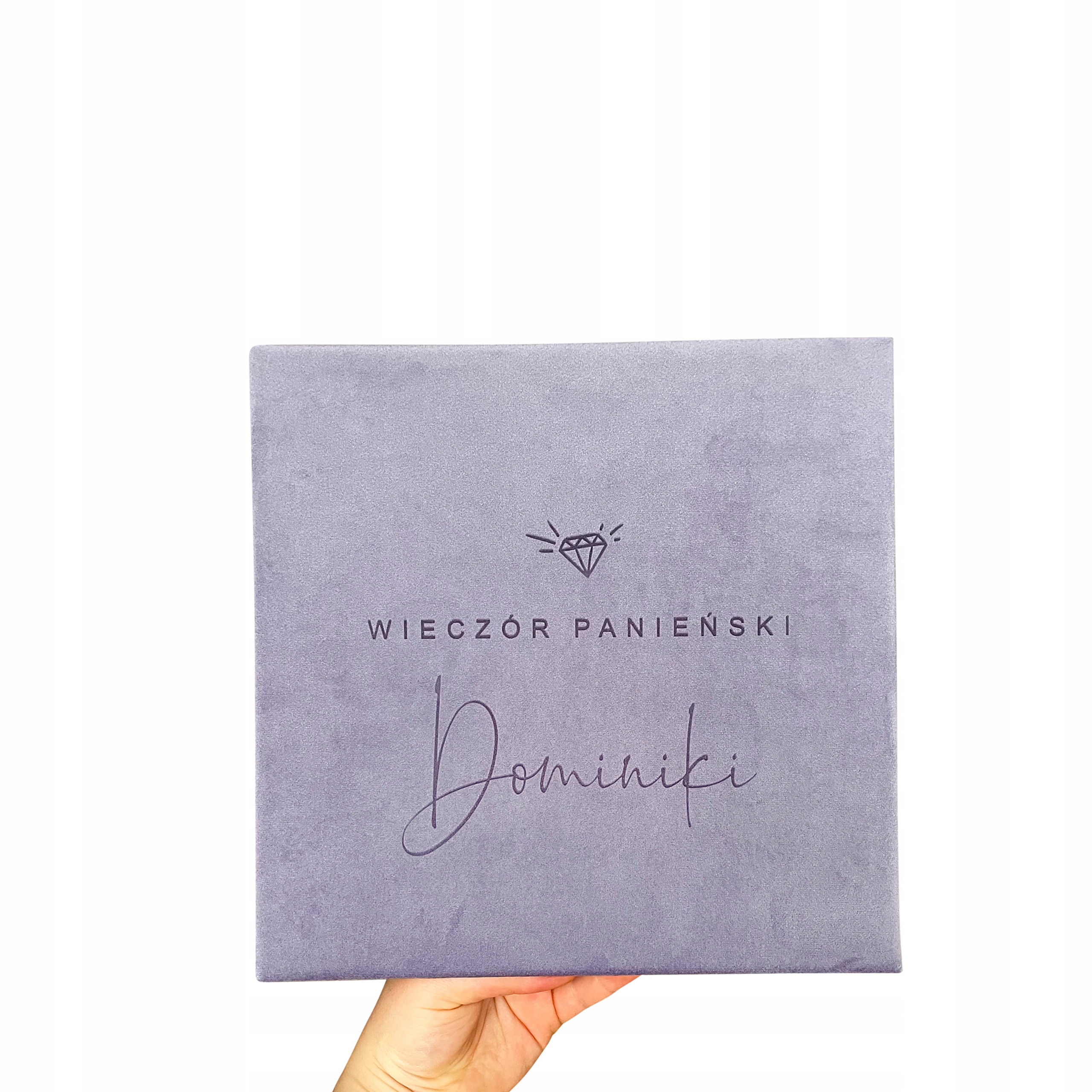 ALBUM WELUROWY WIECZÓR PANIEŃSKI, KAWALERSKI - 25x25 CM, PERSONALIZACJA