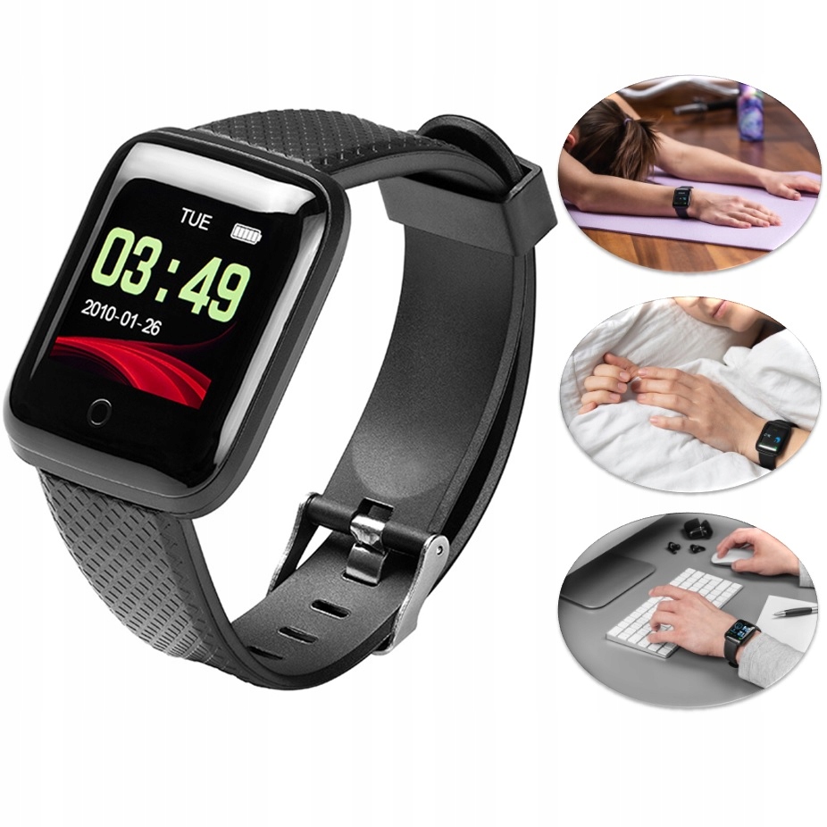 

Zegarek Smartwatch Smartband Opaska Sportowa