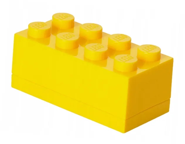 Mini Pojemnik Na Drobiazgi Lego Żółty