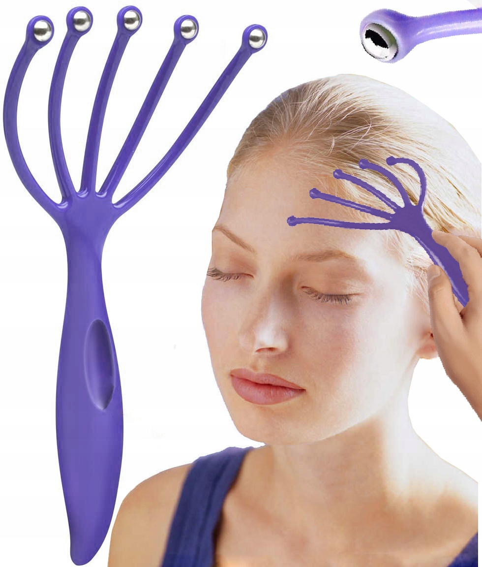 

Masażer Do Głowy skóry grabki do wcierek na porost