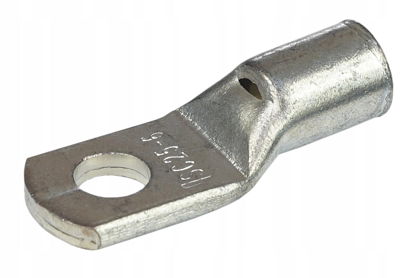 KOŃCÓWKA KABLOWA OCZKOWA MIEDZIANA CU 25mm2/M6