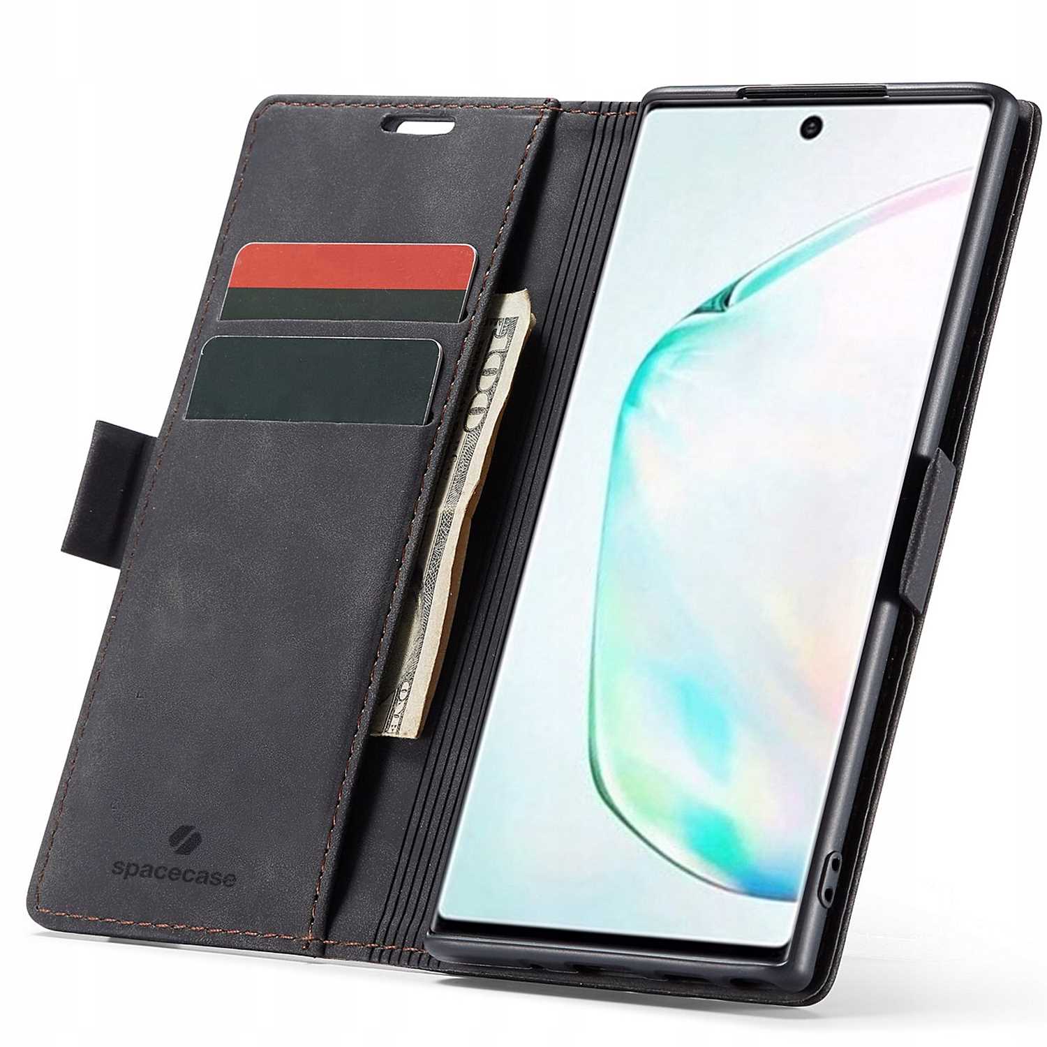 Spacecase Peněženka Galaxy Note 10 černá