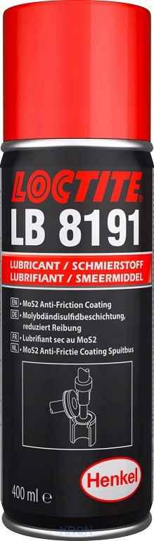 Loctite Lb 8191 400ML Suchy Smar Z MoS2, Autoryzowany Dystrybutor