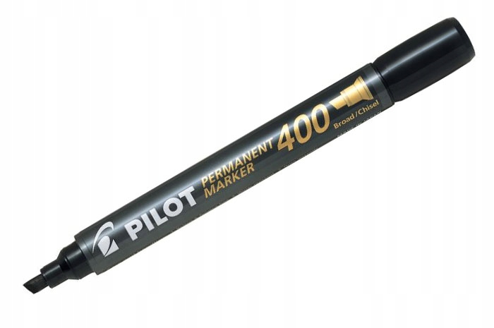 

Marker Pilot Permanentny czarny końcówka ścięta